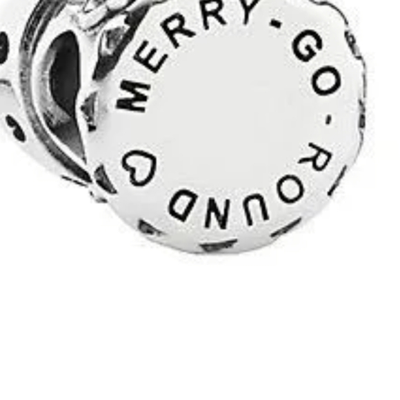 Pandora authentic charm. Merry go Round. S925 Ale and 14k gold. - Picture 4 of 7